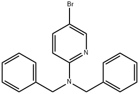5-브로모-2-(디벤질아미노)피리딘 구조식 이미지