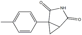3-Azabicyclo[3.1.0]hexane-2,4-dione, 1-(4-methylphenyl)- 구조식 이미지