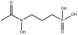 3-(N-acetyl-N-hydroxy)aminopropylphosphonic acid Structure