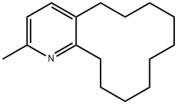 5,6,7,8,9,10,11,12,13,14-decahydro-2-methylcyclododeca[b]pyridine 구조식 이미지