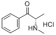 2S-EPHEDRONE HYDROCHLORIDE Structure