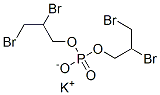 BIS(2,3-DIBROMOPROPYL)인산염,칼륨염 구조식 이미지