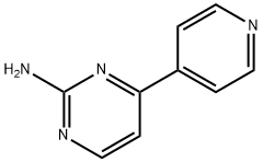 4-(4-PYRIDINYL)-2-PYRIMIDINAMINE 구조식 이미지