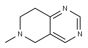 Pyrido[4,3-d]pyrimidine, 5,6,7,8-tetrahydro-6-methyl- (9CI) 구조식 이미지