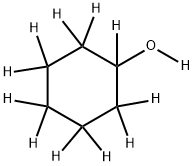 CYCLOHEXANOL-D12 Structure