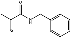 N-benzyl-2-bromo-propanamide 구조식 이미지