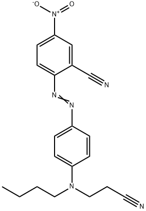 2-[[4-[бутил(2-цианоэтил)амино]фенил]азо]-5-нитробензонитрил структурированное изображение