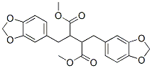 2,3-비스[(1,3-벤조디옥솔-5-일)메틸]부탄디오익산디메틸에스테르 구조식 이미지