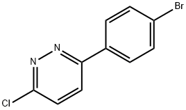 3-(4-BROMOPHENYL)-6-CHLOROPYRIDAZINE Structure