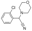 2-(M-CHLOROPHENYL)-2-MORPHOLINOACETONITRILE Structure