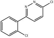 3-CHLORO-6-(2-CHLOROPHENYL)-PYRIDAZINE 구조식 이미지