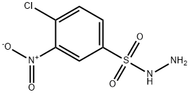 4-클로로-3-니트로벤젠설포노하이드라지드 구조식 이미지