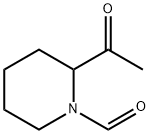 1-피페리딘카복스알데히드,2-아세틸-(9CI) 구조식 이미지