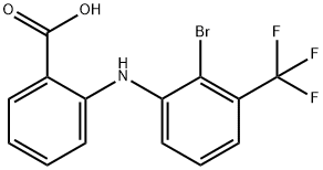 Benzoic  acid,  2-[[2-bromo-3-(trifluoromethyl)phenyl]amino]- 구조식 이미지