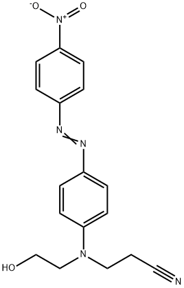 3-[(2-hydroxyethyl)[4-[(4-nitrophenyl)azo]phenyl]amino]propiononitrile  Structure
