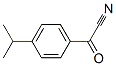 Benzeneacetonitrile, 4-(1-methylethyl)-alpha-oxo- (9CI) 구조식 이미지
