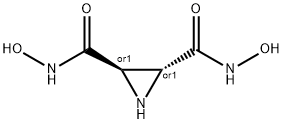 2,3-Aziridinedicarboxamide,N,N-dihydroxy-,trans-(9CI) Structure