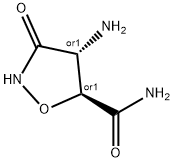 5-Isoxazolidinecarboxamide,4-amino-3-oxo-,trans-(9CI) Structure