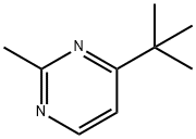 Pyrimidine, 4-(1,1-dimethylethyl)-2-methyl- (9CI) 구조식 이미지