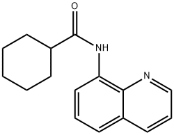 Cyclohexanecarboxamide, N-8-quinolinyl- (9CI) Structure