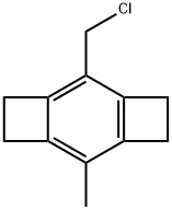 Tricyclo[6.2.0.03,6]deca-1,3(6),7-triene, 2-(chloromethyl)-7-methyl- (9CI) 구조식 이미지