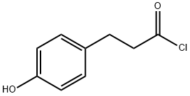 Benzenepropanoyl chloride, 4-hydroxy- Structure