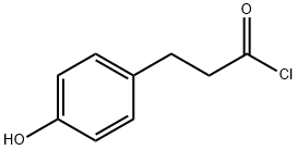 벤젠프로파노일클로라이드,4-하이드록시- 구조식 이미지
