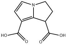 2,3-dihydro-1Hpyrrolizine-1,7-dicarboxylic acid 구조식 이미지