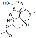 (5alpha,6alpha)-4,5-epoxy-3-hydroxy-17-methylmorphinan-6-yl acetate Structure