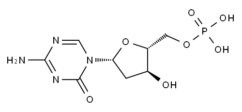 5-aza-2'-deoxycytidine-5'-monophosphate 구조식 이미지