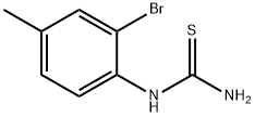 N-(2-бром-4-метилфенил) тиомочевина структурированное изображение