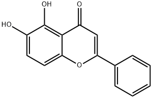5,6-DIHYDROXYFLAVONE Structure