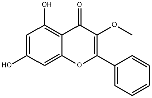 GALANGIN-3-METHYLETHER Structure