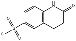 2-OXO-1,2,3,4-TETRAHYDROQUINOLINE-6-SULFONYL CHLORIDE 구조식 이미지