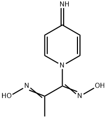 1,2-Propanedione, 1-(4-imino-1,4-dihydro-1-pyridyl)-, dioxime 구조식 이미지
