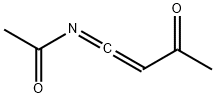 Acetamide, N-(3-oxo-1-butenylidene)- (9CI) 구조식 이미지