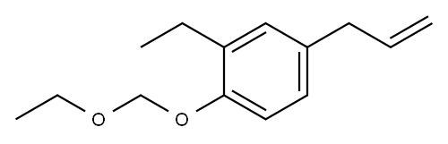 Benzene, 1-(ethoxymethoxy)-2-ethyl-4-(2-propenyl)- (9CI) 구조식 이미지