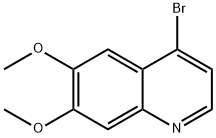 4-브로모-6,7-DIMETHOXYQUINOLINE 구조식 이미지