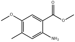 Benzoic acid, 2-amino-5-methoxy-4-methyl-, methyl ester (9CI) 구조식 이미지