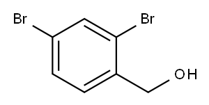 2,4-디브로모벤질알코올 구조식 이미지