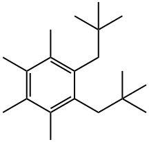 벤젠,1,2-비스(2,2-디메틸프로필)-3,4,5,6-테트라메틸- 구조식 이미지