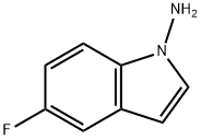 1H-인돌-1-아민,5-플루오로-(9CI) 구조식 이미지