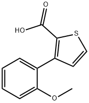 3-(2-Methoxyphenyl)thiophene-2-carboxylic acid Structure