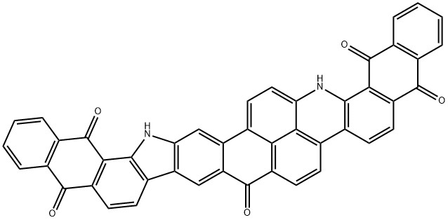 5H-Naphtho[2,3-h]naphth[2'', 3'':6',7']indolo[3',2':6,7]anthra[2,1,9-mna]acridine -5,10,14,19,25-pentone, 20,24-dihydro- Structure