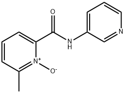 2-Methyl-6-(3-pyridylcarbamoyl)pyridine 1-oxide Structure