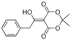 1,3-Dioxane-4,6-dione, 5-(1-hydroxy-2-phenylethylidene)-2,2-diMethyl- 구조식 이미지