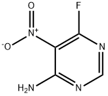 4-Pyrimidinamine,  6-fluoro-5-nitro- 구조식 이미지