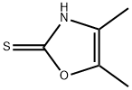 4,5-디메틸-3H-1,3-옥사졸-2-티온 구조식 이미지