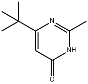 6-(tert-Butyl)-2-methylpyrimidin-4-ol Structure
