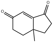 3,3a,4,5-Tetrahydro-3a-methyl-1H-indene-1,6(2H)-dione 구조식 이미지